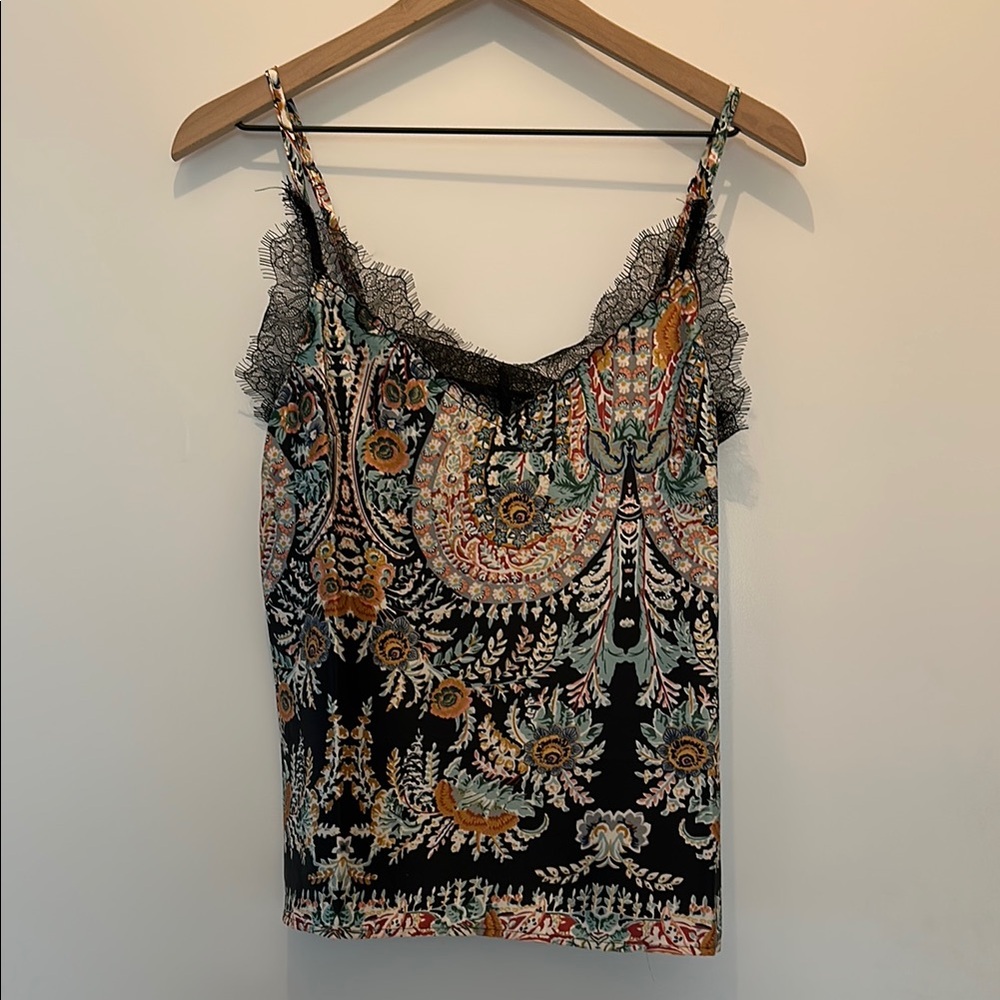 Molly Bracken Black Embellished Bustier Camisole